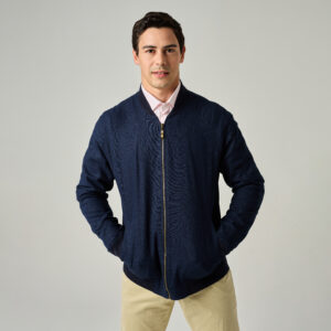 Campera Bomber Azul
