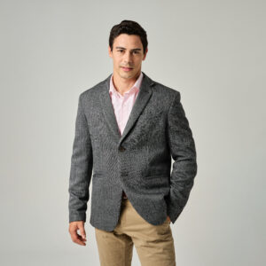 Saco sport Mónaco gris espigado