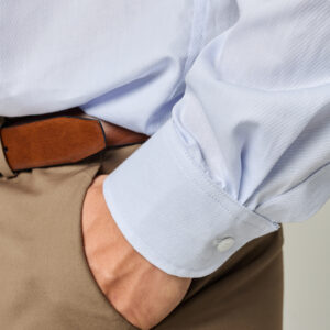 Alternative view of Camisa Verna celeste diagonal