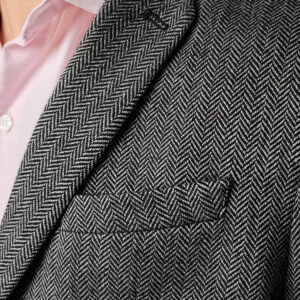 Alternative view of Saco sport Mónaco gris espigado