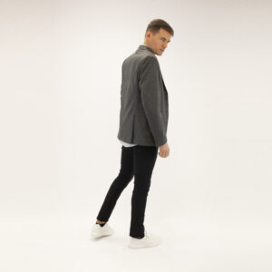 Alternative view of Saco sport Mónaco gris oscuro