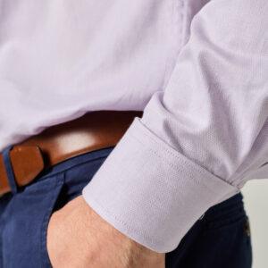 Alternative view of Camisa Verna lila tramado